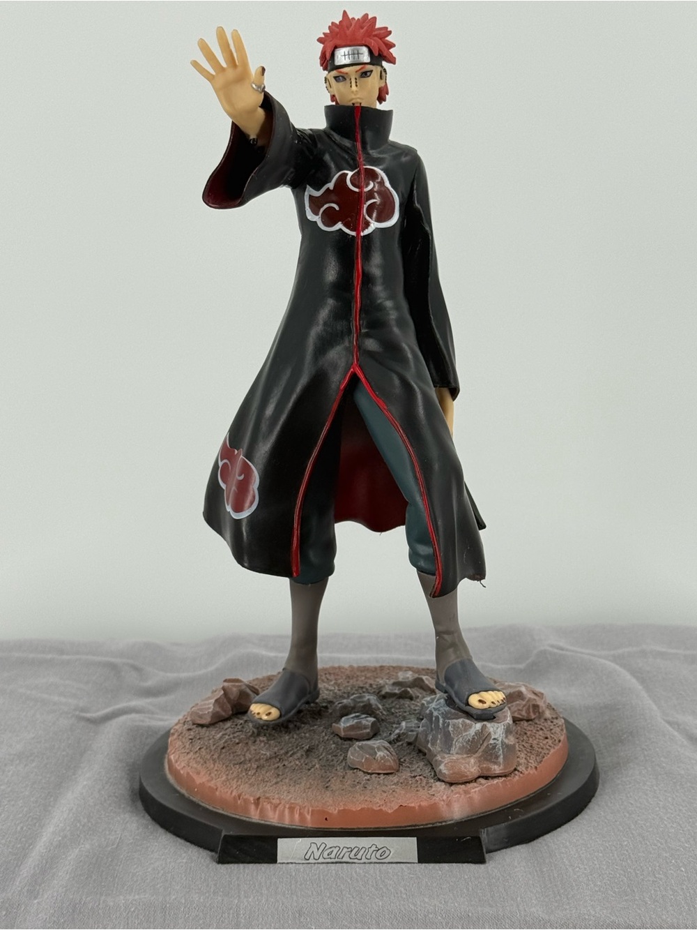 Pain Akatsuki Statue — Black and Red Anime Home Accent